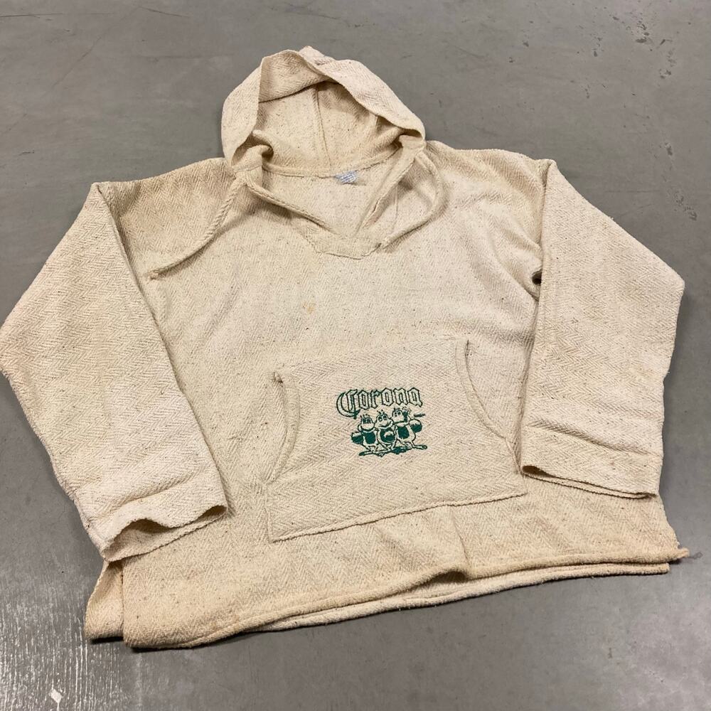 vintage 90s corona beach club drug rug hoodie